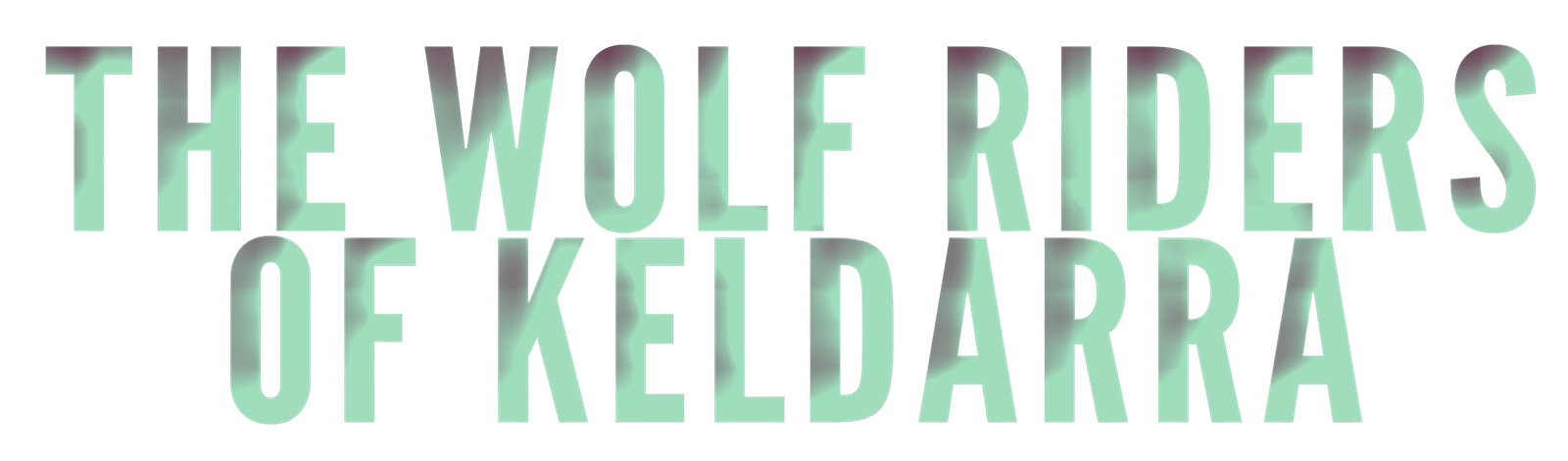 Logo of the Book Series "The Wolf Riders of Keldarra" by Author Nathalie M.L. Römer